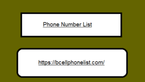 Phone Number List